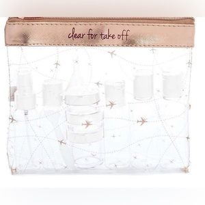 Miamica “clear for takeoff” travel kit